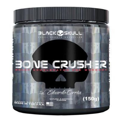 Pré-Treino Bone Crusher 150 G By Eduardo Corrêa - Black Skull