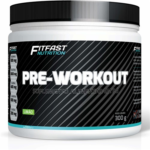 Pre-Workout 300G (Sabor Limão) - Fitfast Nutrition