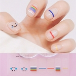 Manicure Prego 14 Pcs adesivo prego Waterproof Beauty Nails Decal