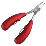 Prego de aço inoxidável Scissor Nail Art Cuticle Pusher Nipper Remover Clipper