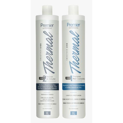Premier Hair Kit Progressiva 1L Smoother Liss Thermal