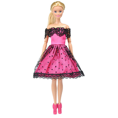 Prêmio Princesa Moda Vestido Curto Acessórios Vestuário para 29CM boneca de brinquedo (para não incluir boneca)