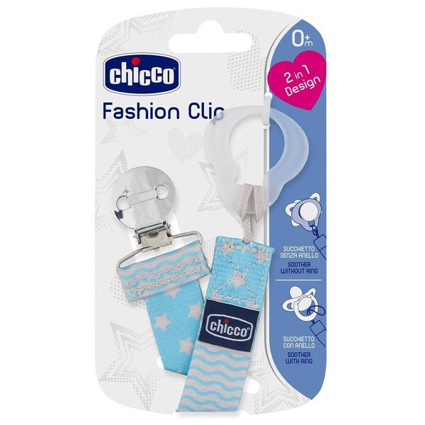 Prendedor de Chupeta Fashion Clip - Boy - Chicco