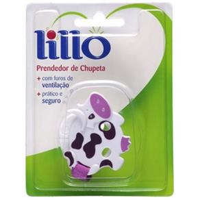 Prendedor de Chupeta Vaca - Lillás - Lillo