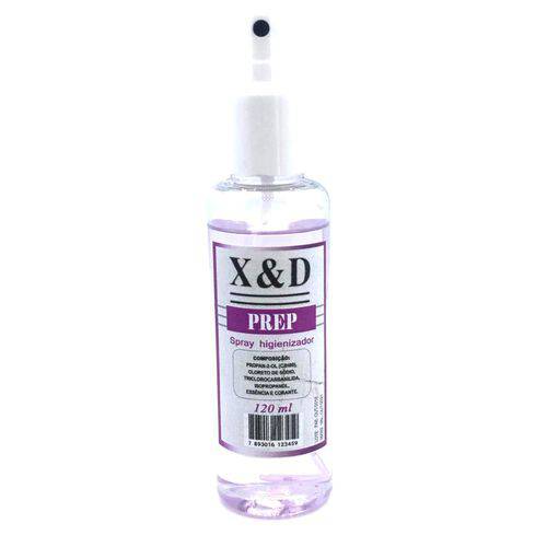 Prep X&d Bactericida Spray Higienizador Unhas 120 Ml