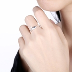 Presente Anel Coelho Forma Mulheres Anel doce Dedo bonito para o anel de casamento do partido