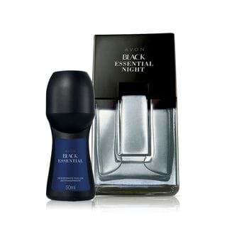 Kit Avon Presente Black Essential Night