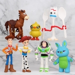 Presente de Natal 7pcs dos desenhos animados Boneca Figura Brinquedos Action Figure Modelo Boneca de aniversário para crianças