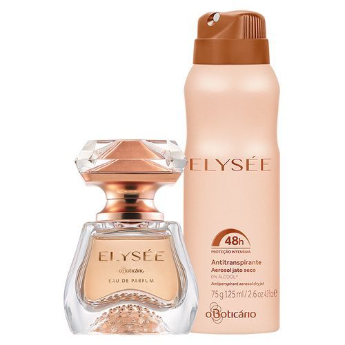 Presente Elysée: Eau de Parfum + Antitranspirante Aerosol