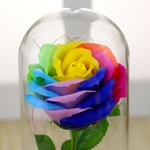 Presente Home Decor Dia Criativo Rose Flower Valentine Eterno de imitação folha de ouro