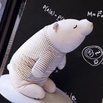 Presente mi¨²do bonito do casamento Urso macio animal Boneca Stuffed Plush Toy Home do partido