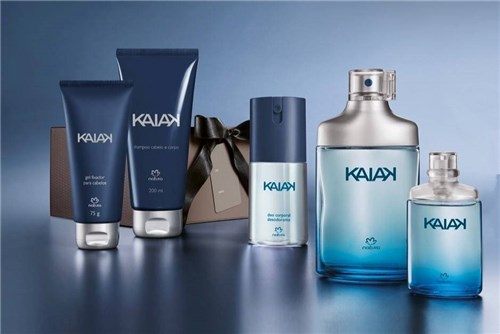 Presente Natura Kaiak - Desodorante Colônia + Deo Corporal + Shampoo +...