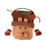 Presente Saco dos doces do Natal Saco da Apple de Natal Papai Noel do Natal do boneco de neve Elk presente do urso de Apple Bolsa Saco Para Festival