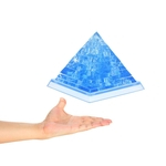 Presente Toy Edif¨ªcio bonito Pyramid modelo DIY Gadget Blocks 3D Cristal enigma