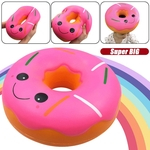 Presente Toy Relief Squishies Jumbo gigante Donut lenta Nascente Fruit Perfumado Estresse
