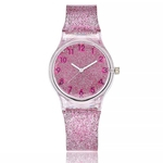 Luxury Women Watch Plastic Quartz Watch Transparent Jelly Wristwatch Xmas Gifts