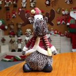 Presentes Elk Natal da boneca Brinquedos Xmas Ornamento dos cervos Macio Stuffed Pillow brinquedo de pel¨²cia