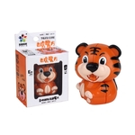 Presentes Saco Pingentes Adorável Chaveiro 2x2x2 Cubo Mágico aliviar o stress enigma adorável dos desenhos animados Tiger Panda Natal
