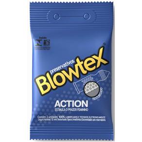Preservativo Blowtex Action com 12 Unidades