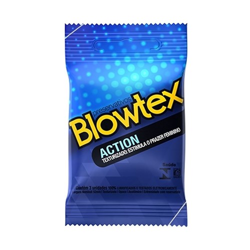 Preservativo Blowtex Action - Texturizado