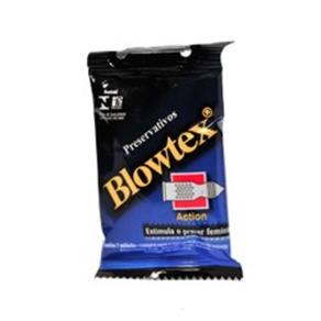 Preservativo Blowtex Action 3 Unidades - Sem Sabor