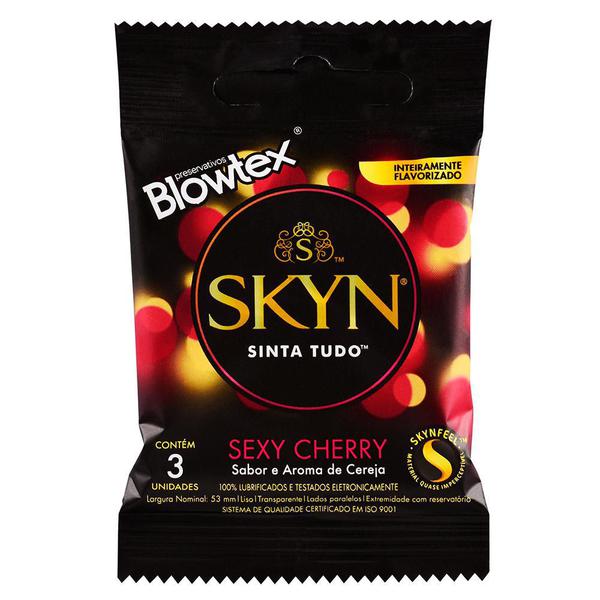 Preservativo Blowtex Skyn Sexy Cherry 3 Unidades