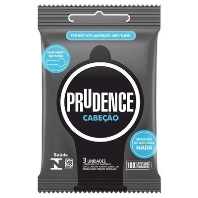 Preservativo Cabeção Prudence com 3 Unds