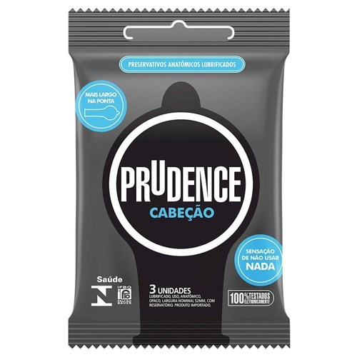 Preservativo Cabeção 3Un - Prudence