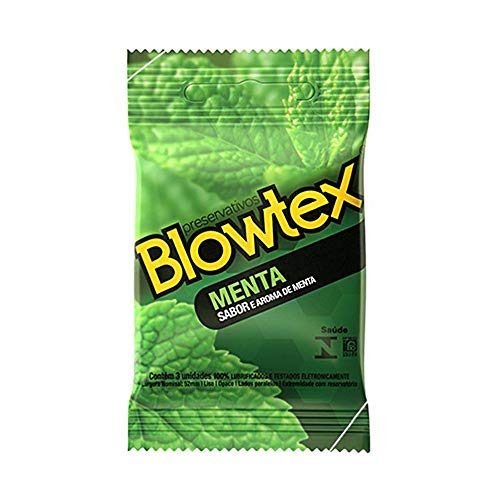 Preservativo com Sabor e Aroma Blowtex - Menta - U