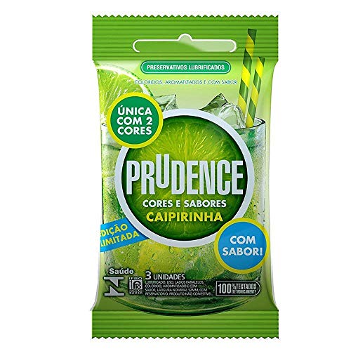 Preservativo Cores e Sabores Prudence - Caipirinha - U