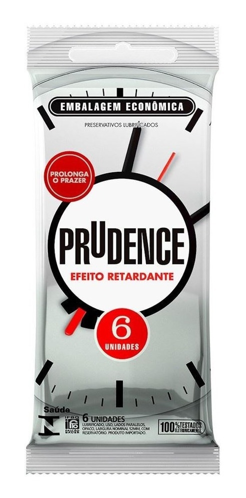 Preservativo Efeito Retardante 6Un Prudence - 3787