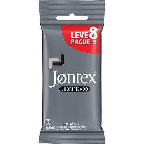 Preservativo Jontex Lubrificado Leve 8 Pague 6 Unidades