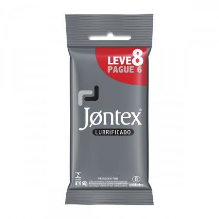 Preservativo Jontex Lubrificado Pague 6 e Leve 8 Unidades