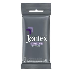 Preservativo Jontex Lubrificado Sensation - C/ 6 Unidades