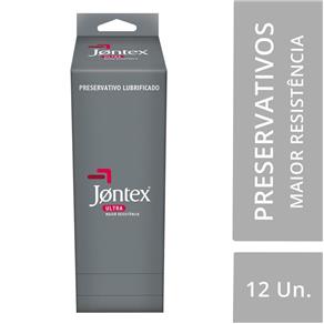 Preservativo Jontex Lubrificado Ultra Resistente Display