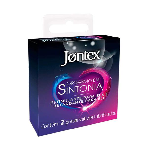 Preservativo Jontex Orgasmo em Sintonia - 2 Unidades