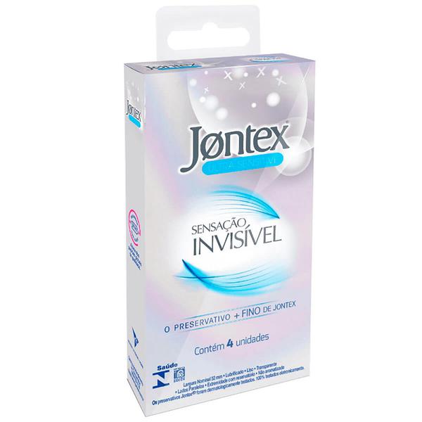 Preservativo Jontex Sensação Invisível 4 Unidades