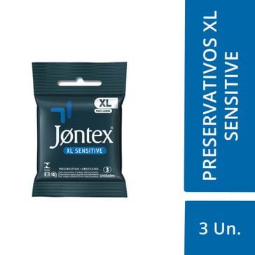 Preservativo Jontex Xl Sensitive 3 Unidades