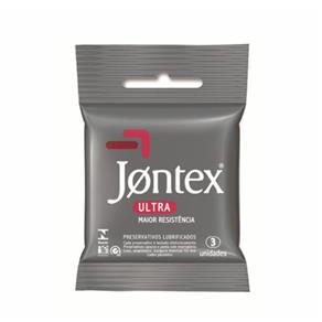 Preservativo Jontex Ultra Resistente de Bolso com 3 Unidades