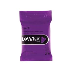 Preservativo Lovetex Morango 3 Unid