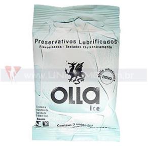 Preservativo Olla Ice - 3 Unidades