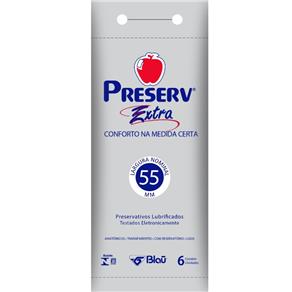 Preservativo Preserv Extra Lubrificado 6 Unidades