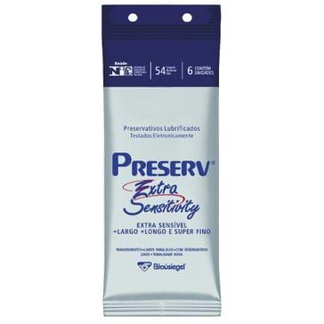 Preservativo Preserv Extra Sensitive com 6 Un