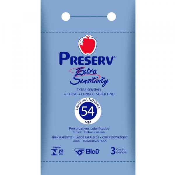 Preservativo Preserv Extra Sensitivity 3 Unidades
