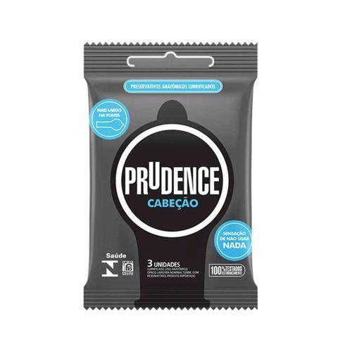 Preservativo Prudence Cabeção 3un