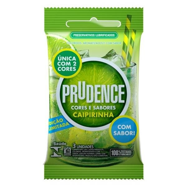 Preservativo Prudence Caipirinha 3 Unidades
