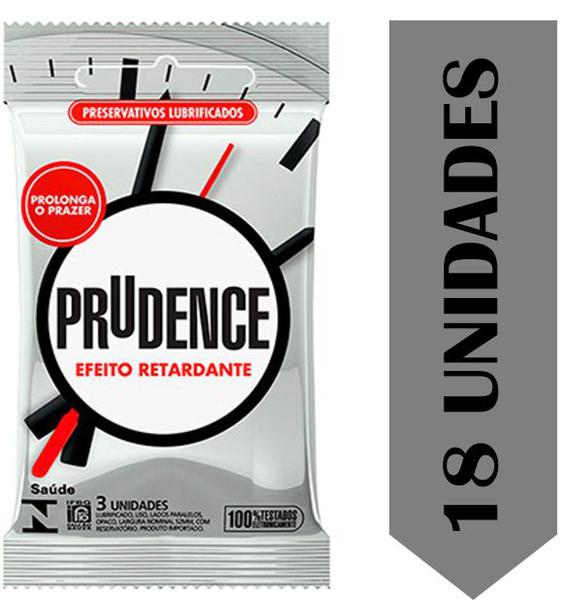Preservativo Prudence Efeito Retardante - 18 Preservativos
