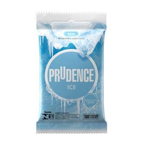 Preservativo Prudence Ice com 3 Unidades