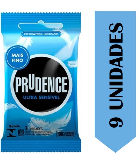 Preservativo Prudence Mais Sensibilidade 09 Preservativos