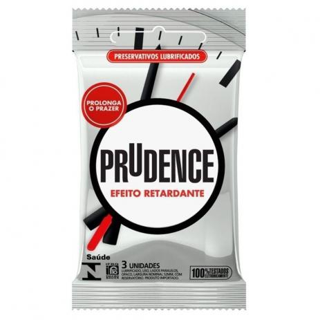 Preservativo Prudence Retardante C/ 3 Unid